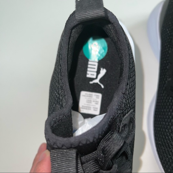 - Puma Black-Puma White size 8 unisex’s new no box - Picture 10 of 13